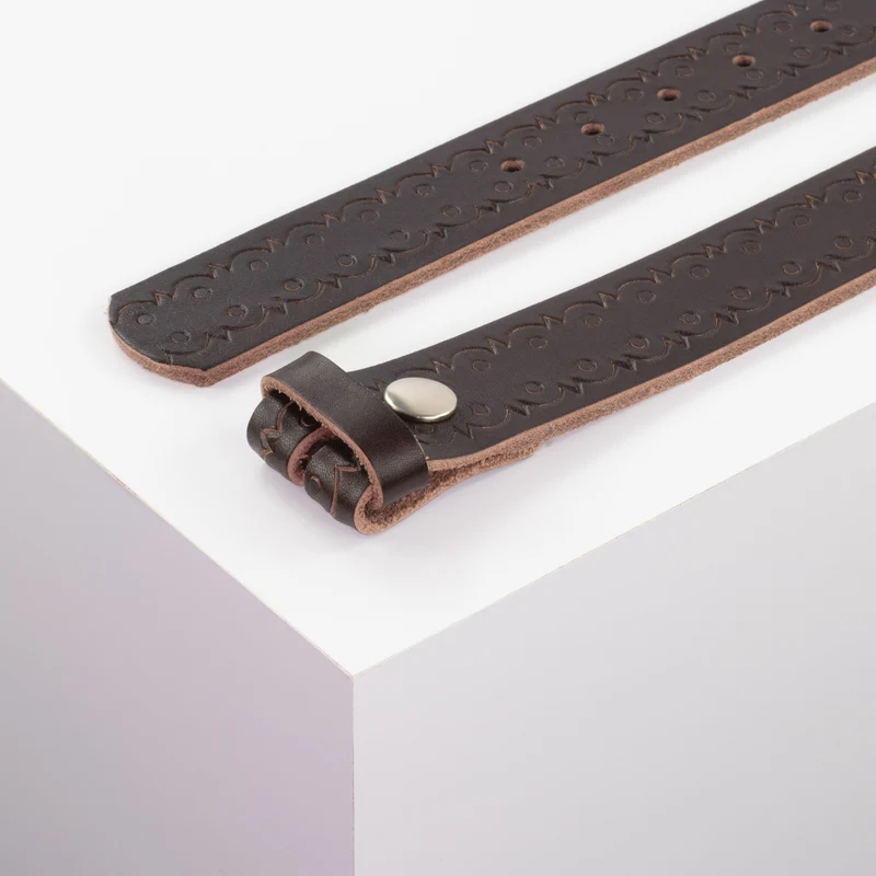 Ledergürtel 3,5cm ohne Schnalle