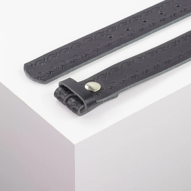 Ledergürtel 3,5cm ohne Schnalle