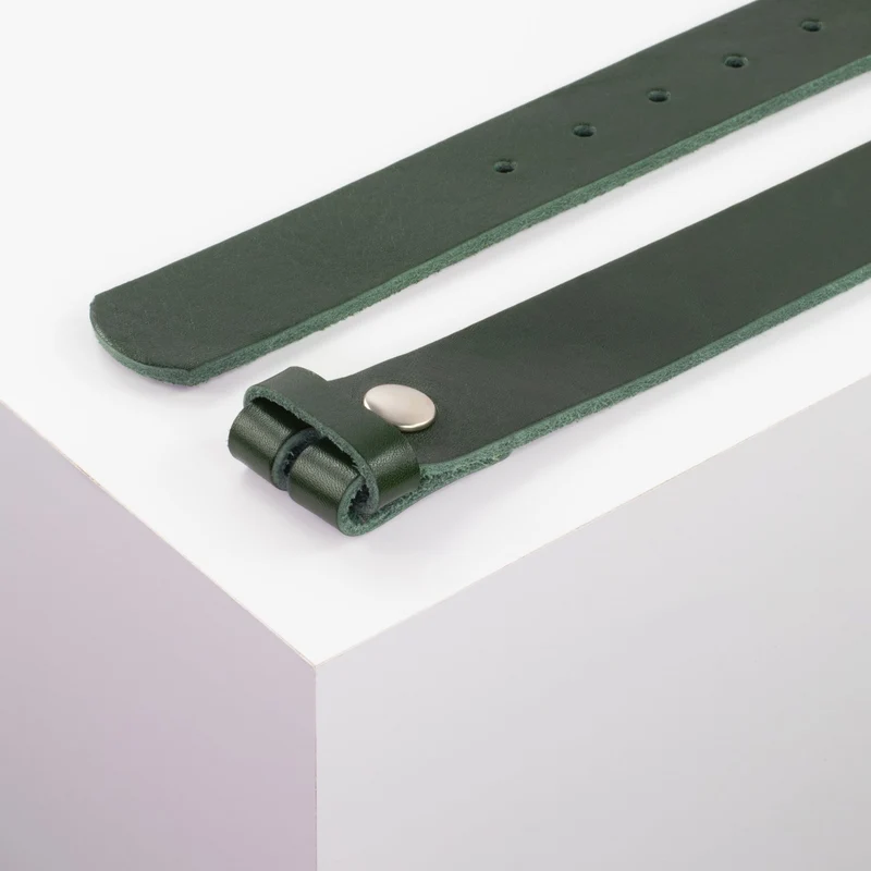 Ledergürtel 3,5cm ohne Schnalle