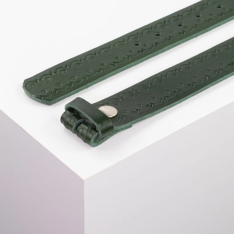 Ledergürtel 3,5cm ohne Schnalle