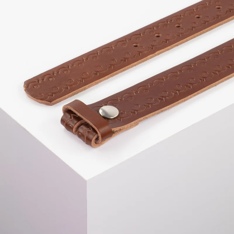 Ledergürtel 3,5cm ohne Schnalle