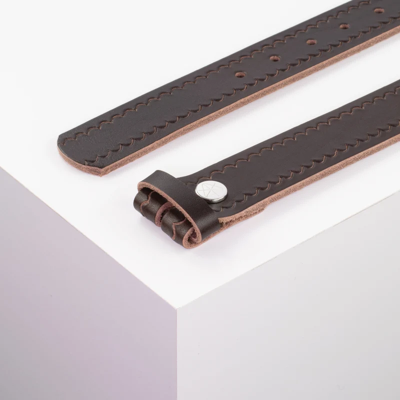 Ledergürtel 3,5cm ohne Schnalle
