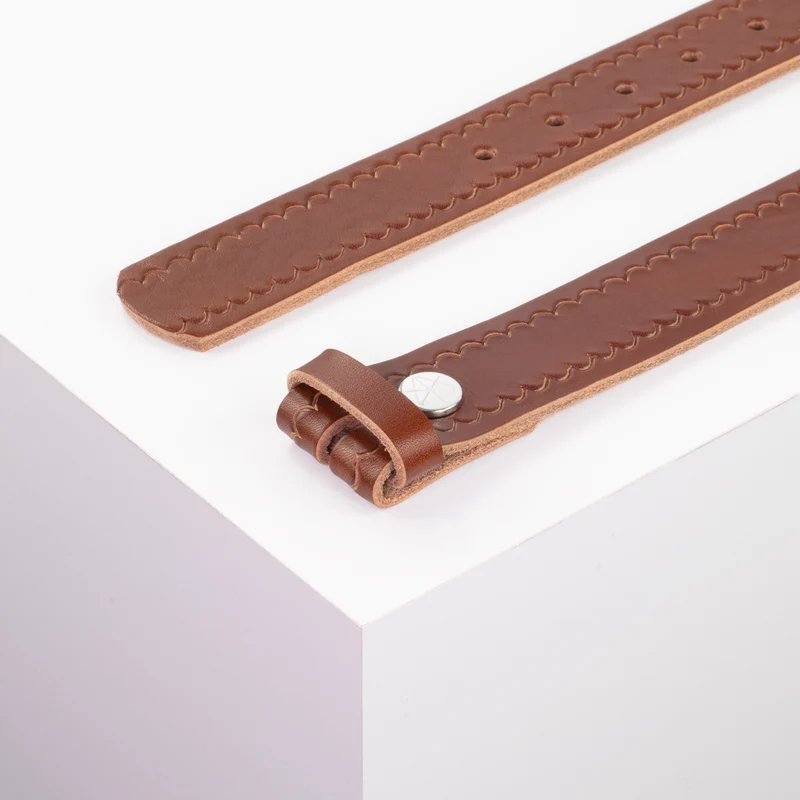 Ledergürtel 3,5cm ohne Schnalle