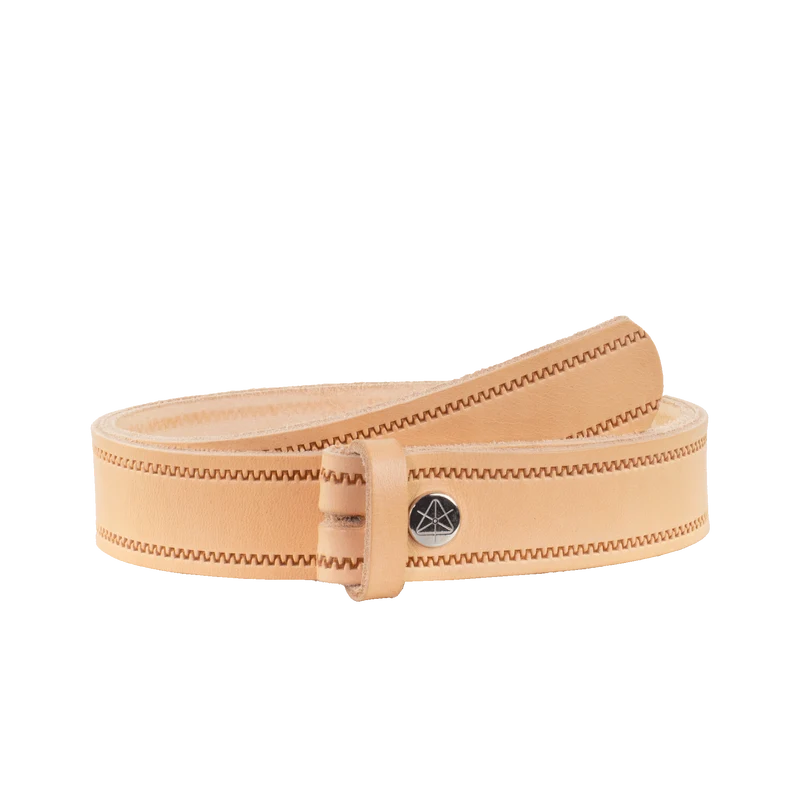 Ledergürtel 3,5cm ohne Schnalle