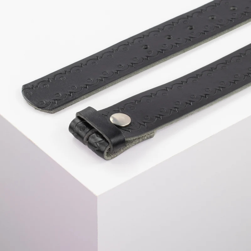 Ledergürtel 4cm ohne Schnalle
