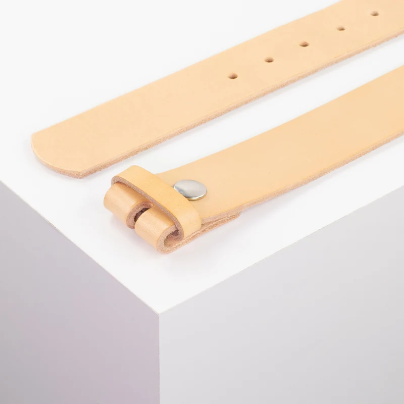 Ledergürtel 4cm ohne Schnalle