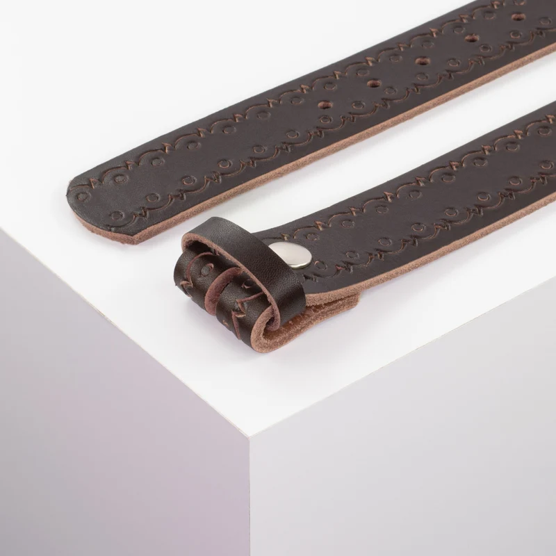 Ledergürtel 4cm ohne Schnalle