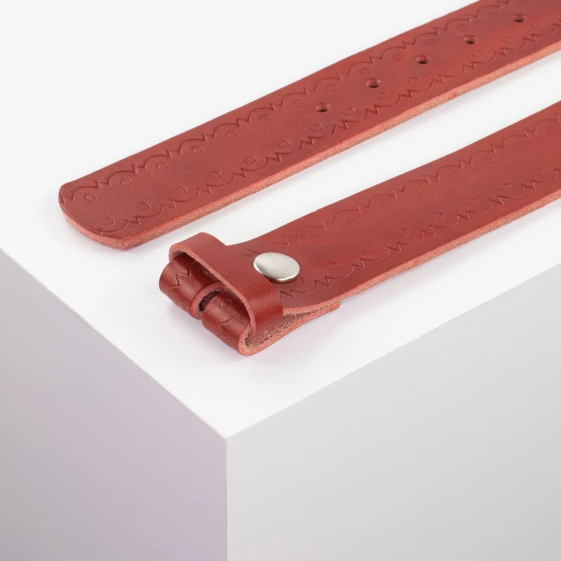 Ledergürtel 4cm ohne Schnalle