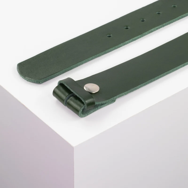 Ledergürtel 4cm ohne Schnalle
