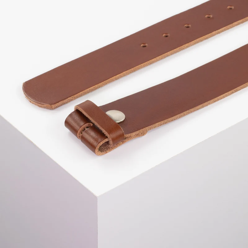 Ledergürtel 4cm ohne Schnalle