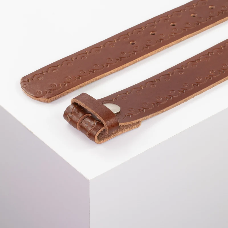 Ledergürtel 4cm ohne Schnalle