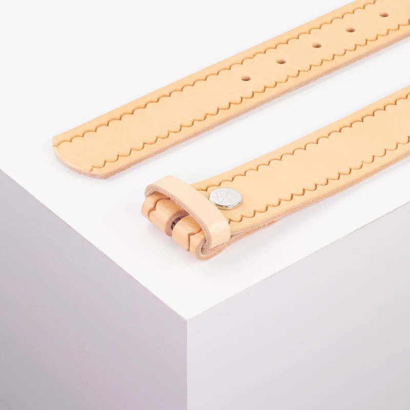 Ledergürtel 4cm ohne Schnalle
