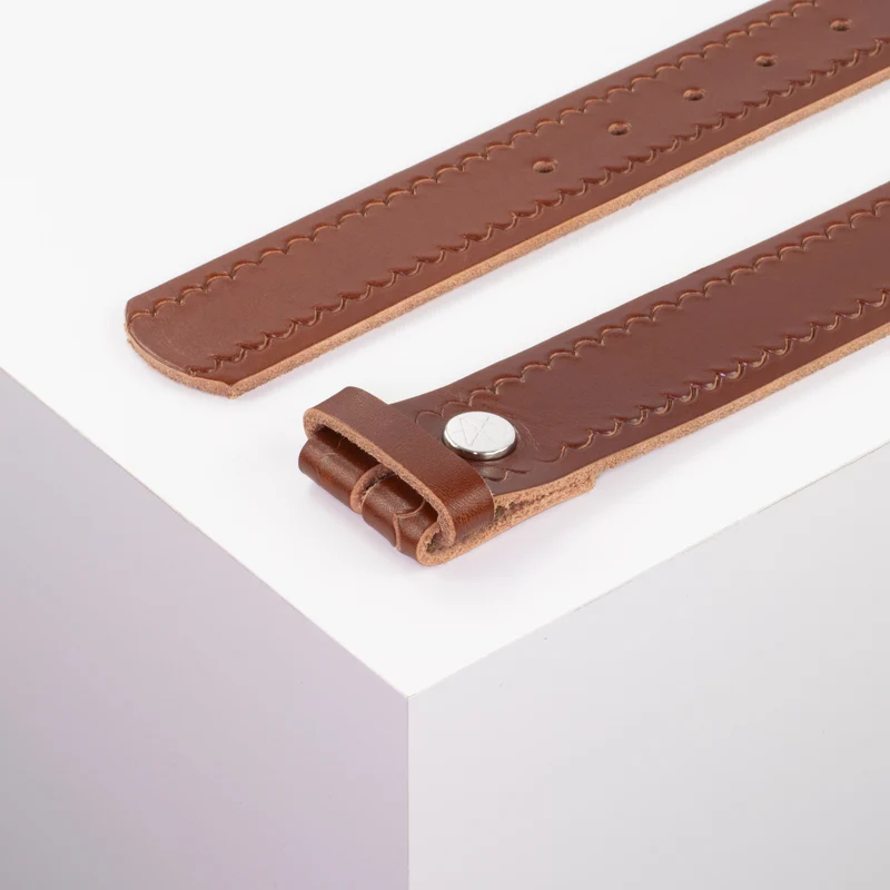 Ledergürtel 4cm ohne Schnalle