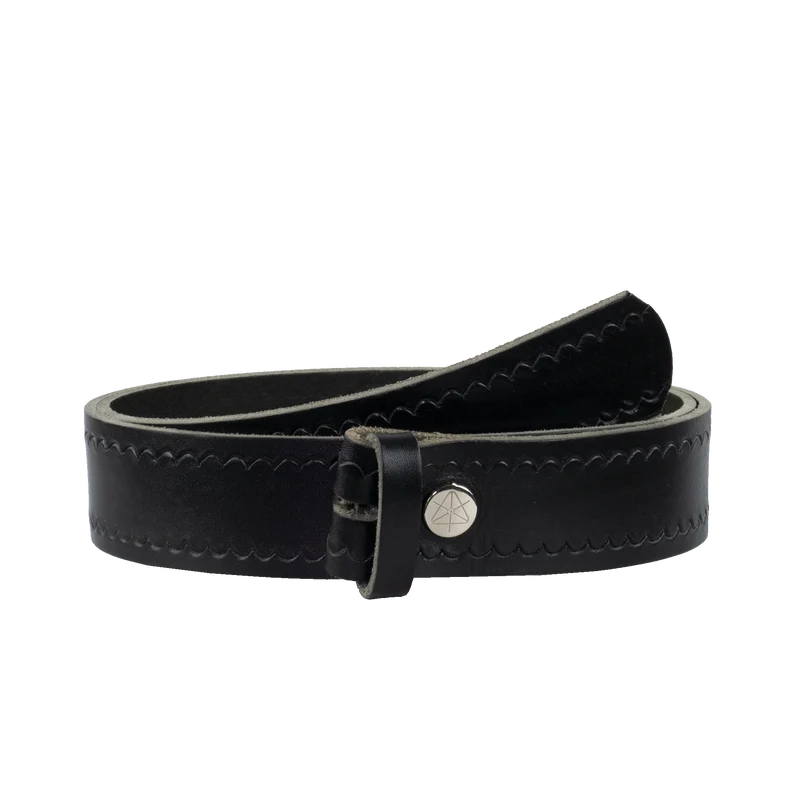 Ledergürtel 4cm ohne Schnalle