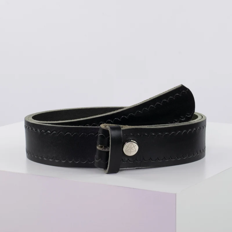 Ledergürtel 4cm ohne Schnalle