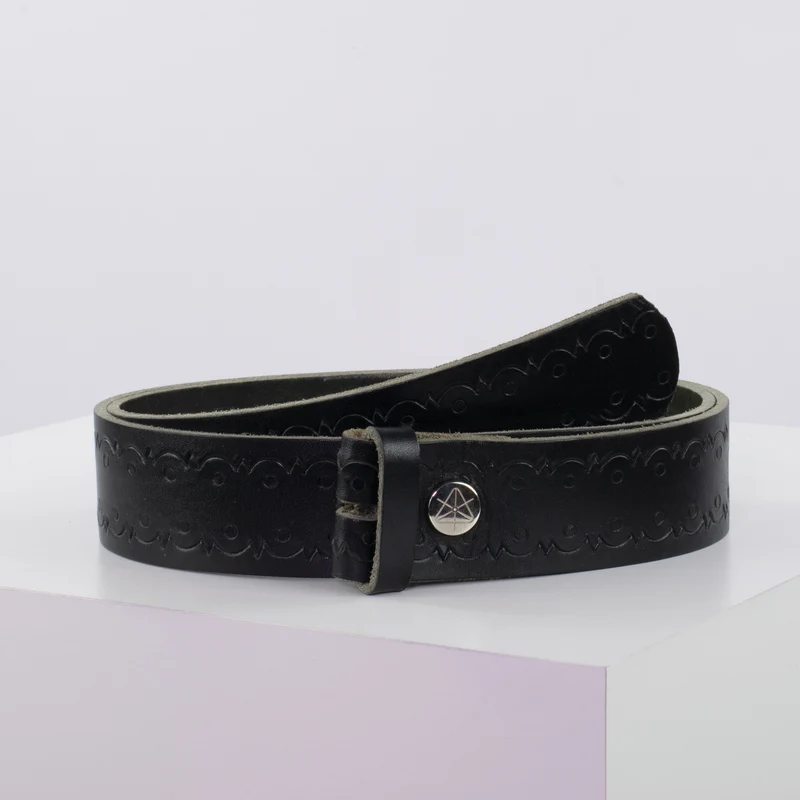 Ledergürtel 4cm ohne Schnalle