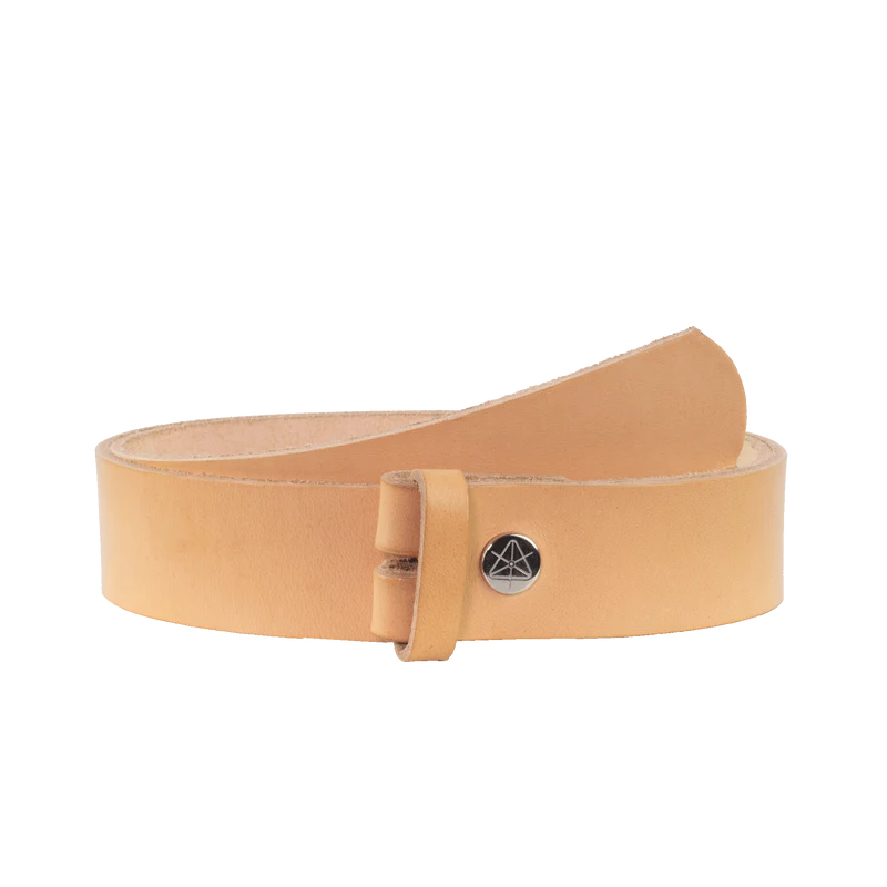 Ledergürtel 4cm ohne Schnalle