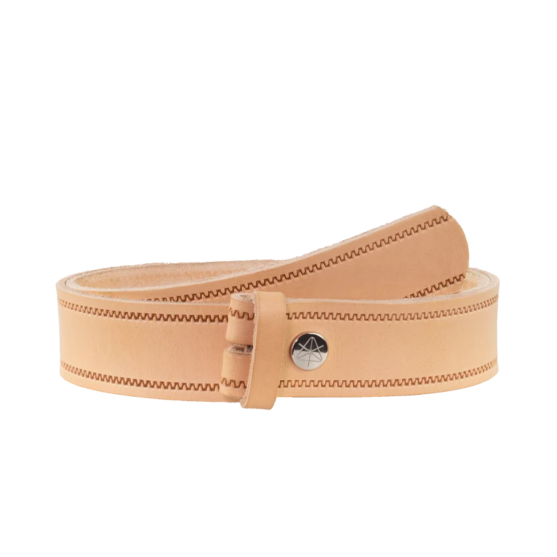 Ledergürtel 4cm ohne Schnalle