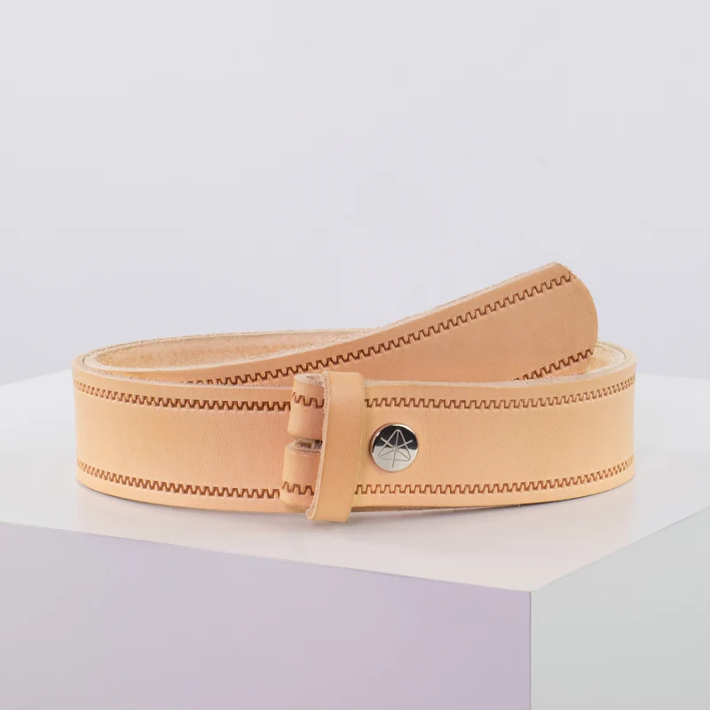 Ledergürtel 4cm ohne Schnalle