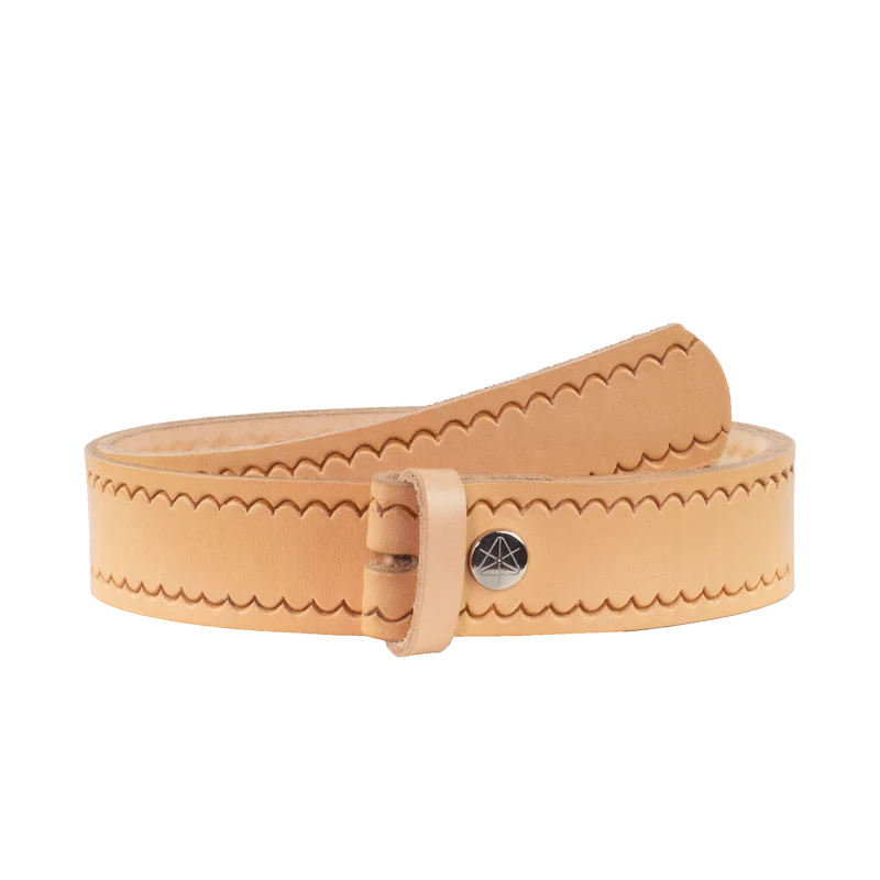 Ledergürtel 4cm ohne Schnalle