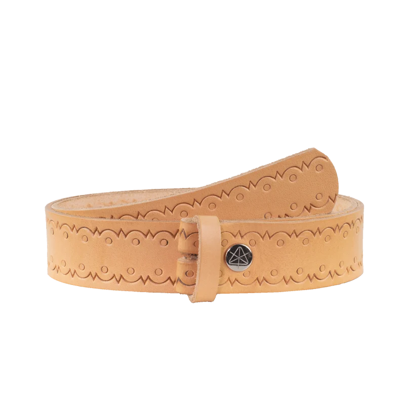 Ledergürtel 4cm ohne Schnalle
