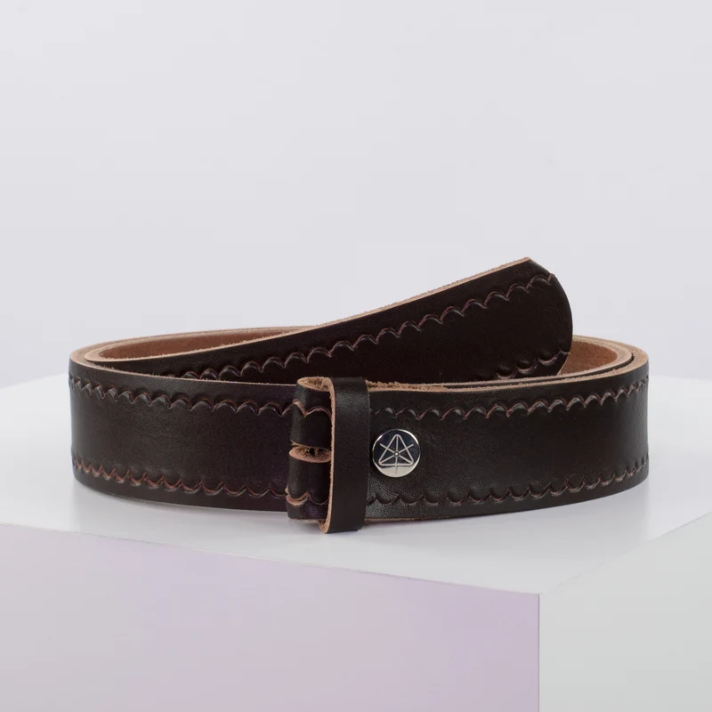 Ledergürtel 4cm ohne Schnalle