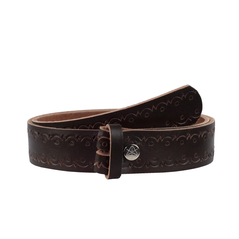 Ledergürtel 4cm ohne Schnalle