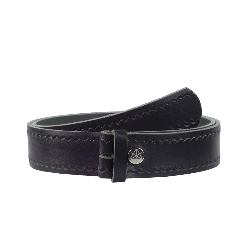 Ledergürtel 4cm ohne Schnalle