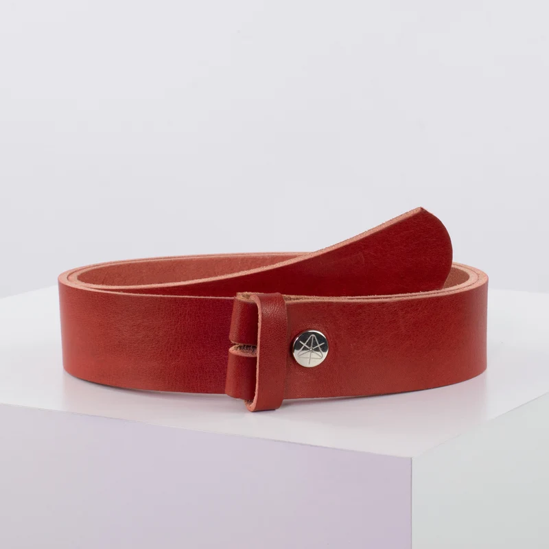 Ledergürtel 4cm ohne Schnalle