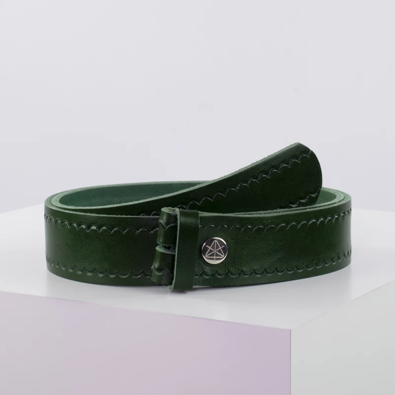 Ledergürtel 4cm ohne Schnalle
