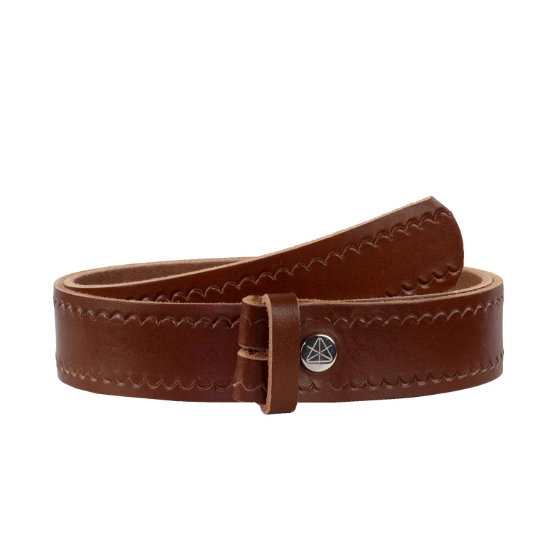 Ledergürtel 4cm ohne Schnalle