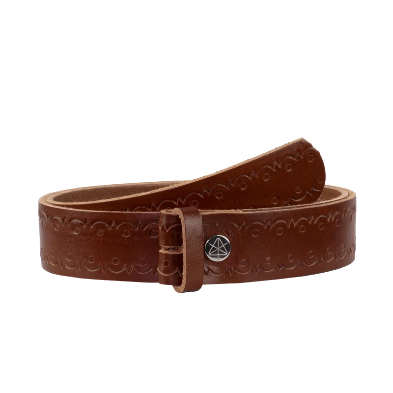 Ledergürtel 4cm ohne Schnalle