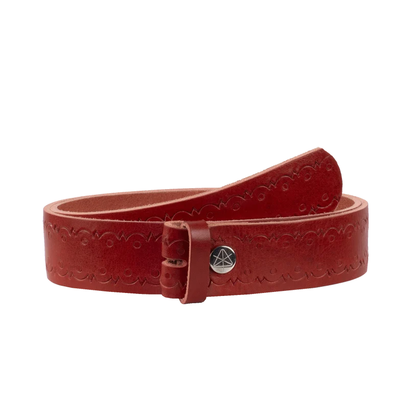 Ledergürtel 4cm ohne Schnalle