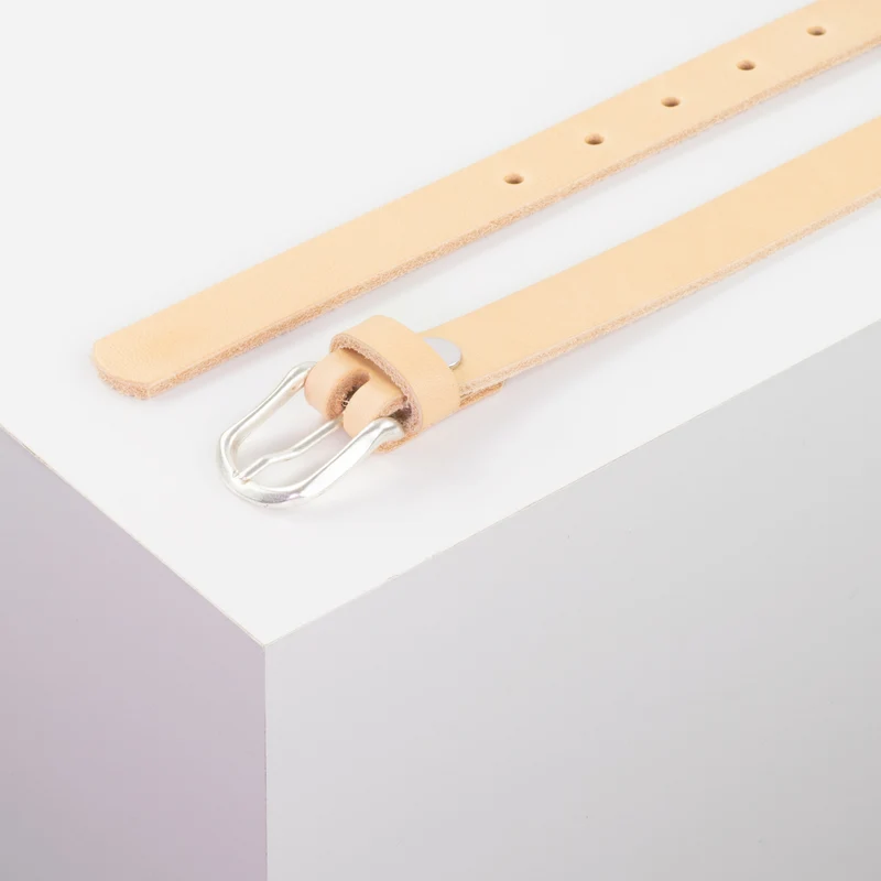 Ledergürtel 2cm mit Schnalle Cadiz