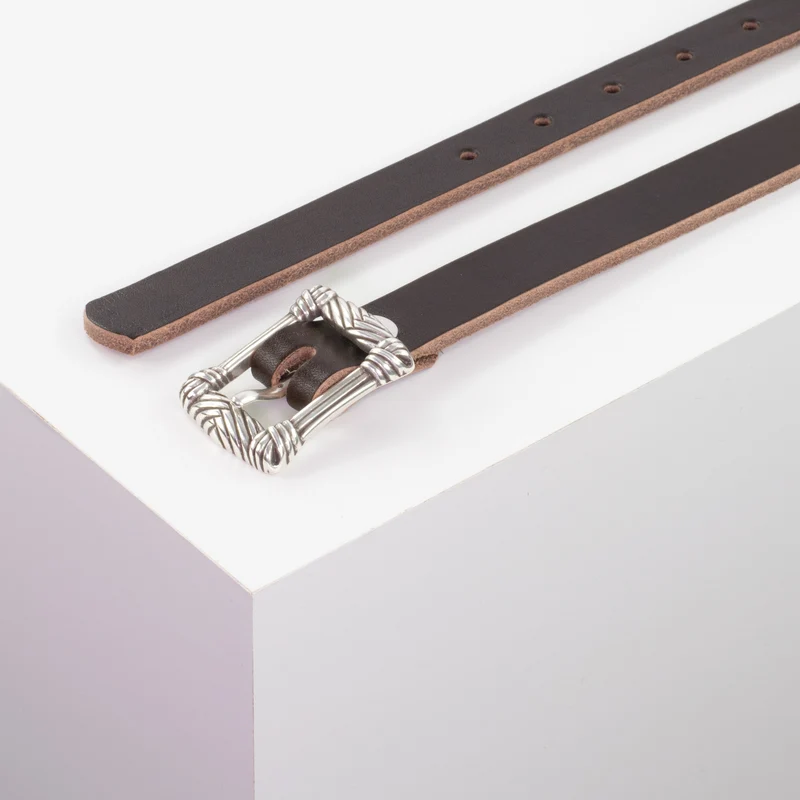 Ledergürtel 2cm mit Schnalle Singapore