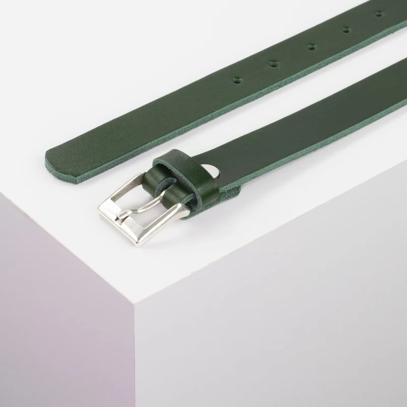 Ledergürtel 2,5cm mit Schnalle Dublin