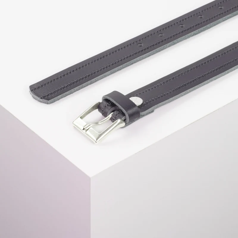 Ledergürtel 2,5cm mit Schnalle Dublin