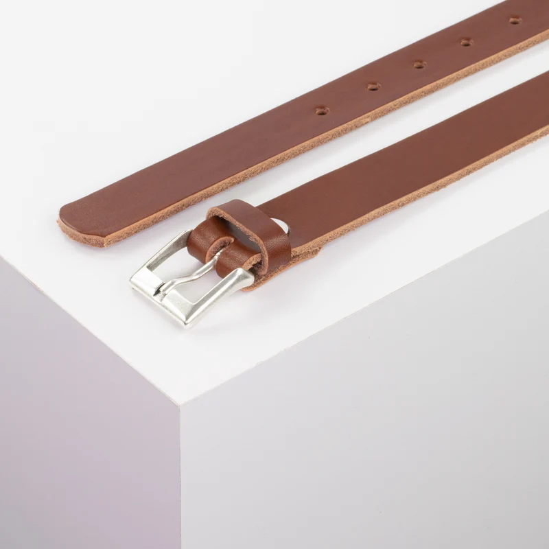 Ledergürtel 2,5cm mit Schnalle Dublin