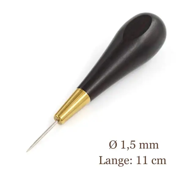 Premium Runde Ahle Durchmesser 1,5 mm