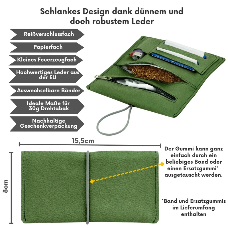 Leder-Tabaktasche Sintra