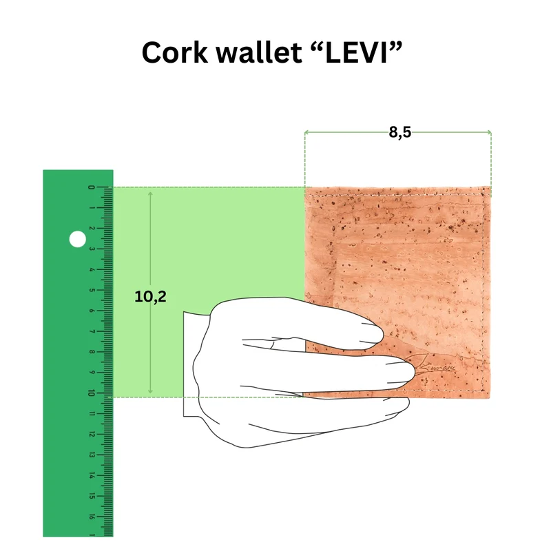 Kork-Portemonnaie Levi
