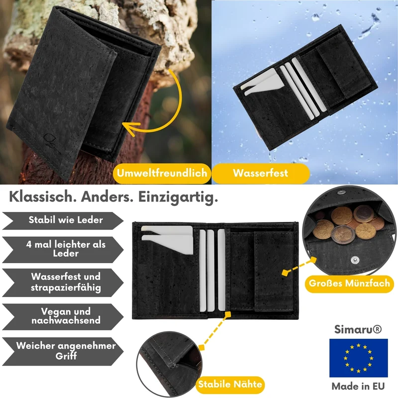 Kork-Portemonnaie Levi