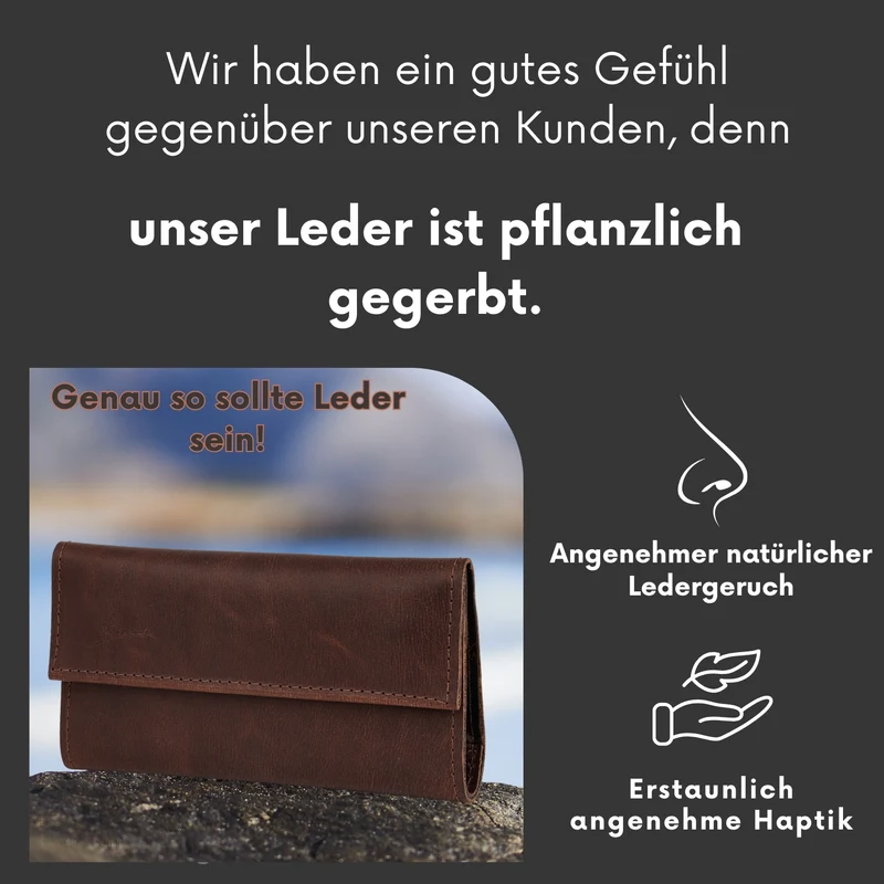 Leder-Tabaktasche Luz