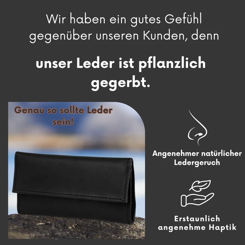 Leder-Tabaktasche Luz