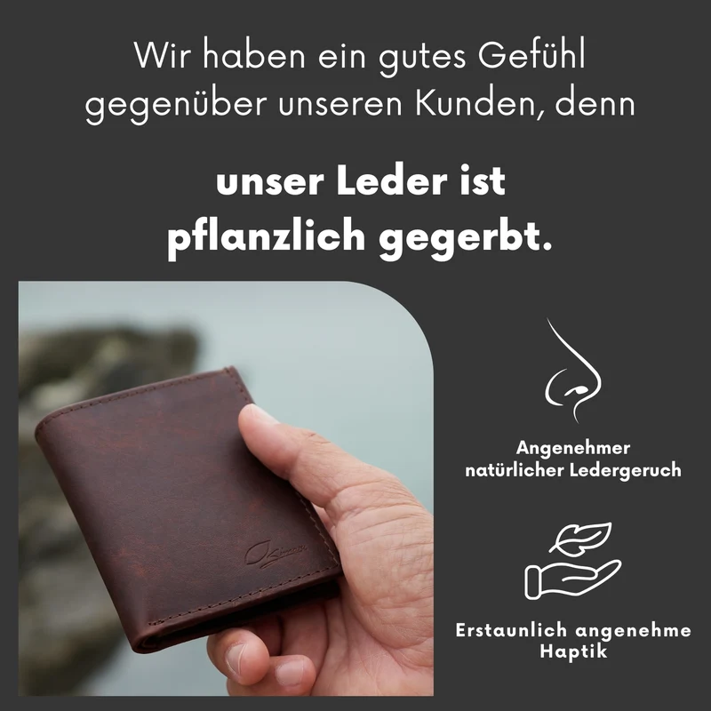 Leder-Geldbeutel MAEL