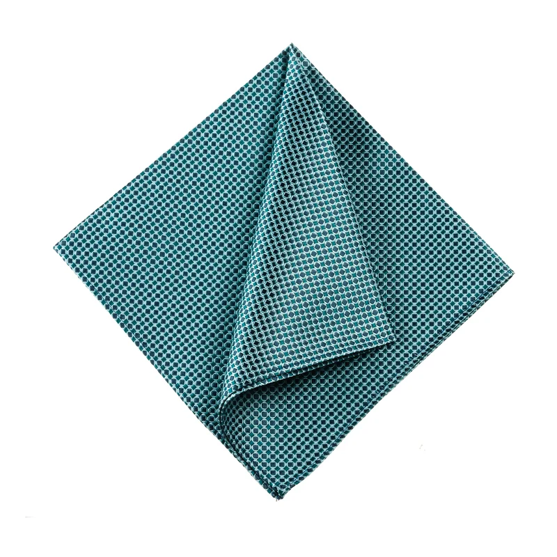 TOMMASO green fantasie – Seiden-Einstecktuch