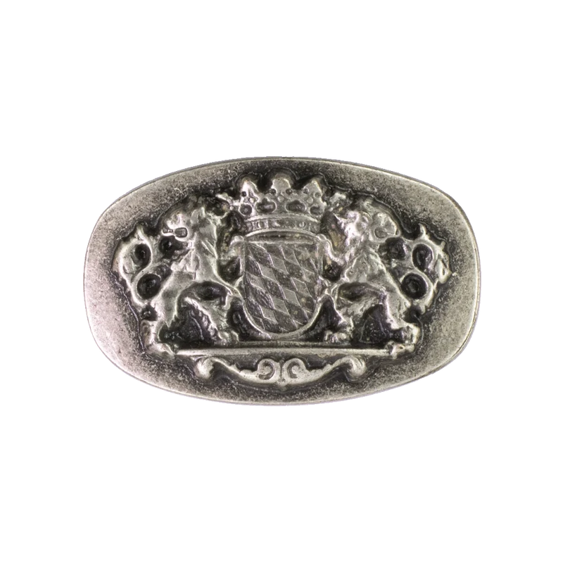 Gürtelschnalle 4cm Bayern silber