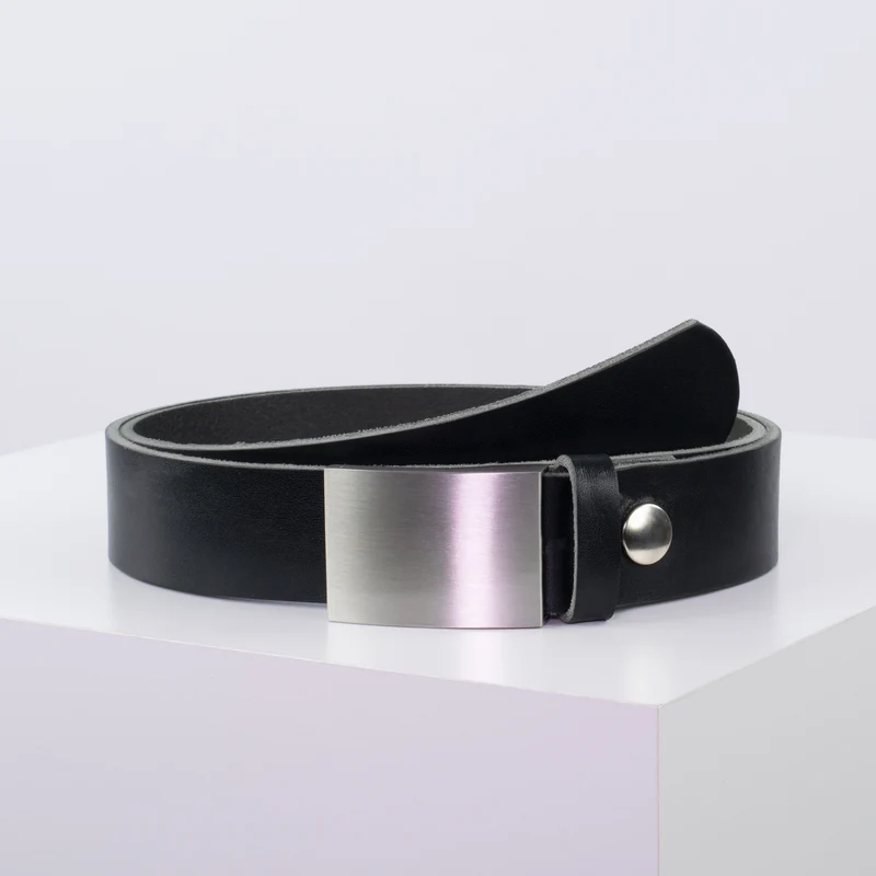 Ledergürtel 3,5cm mit Schnalle London