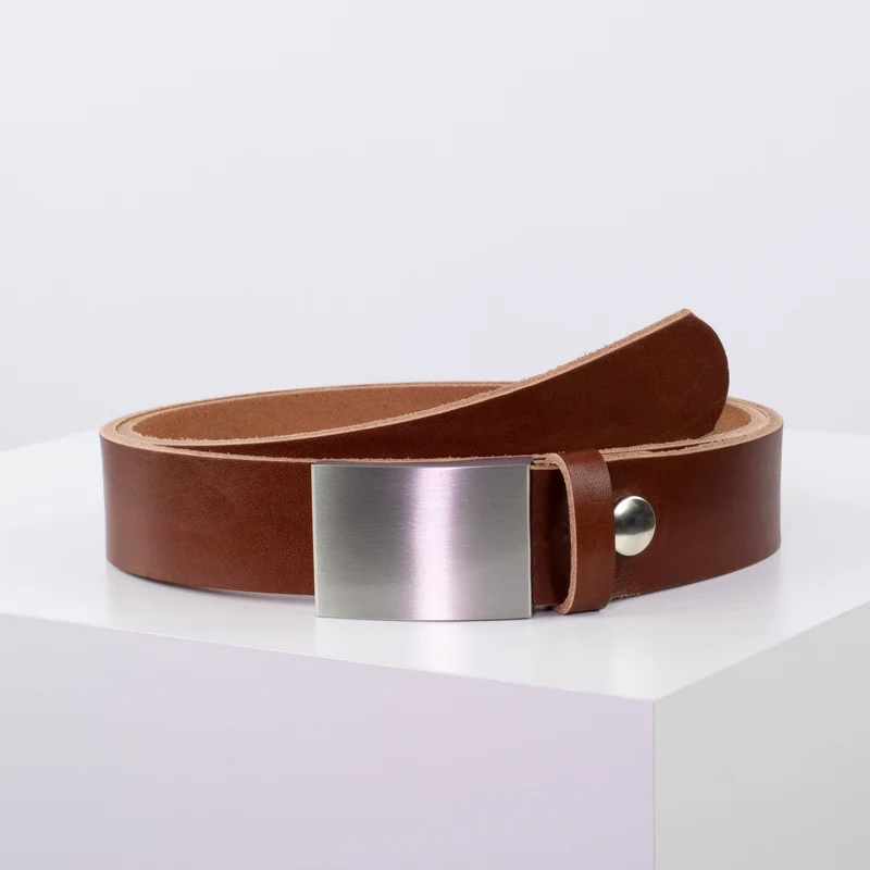 Ledergürtel 3,5cm mit Schnalle London