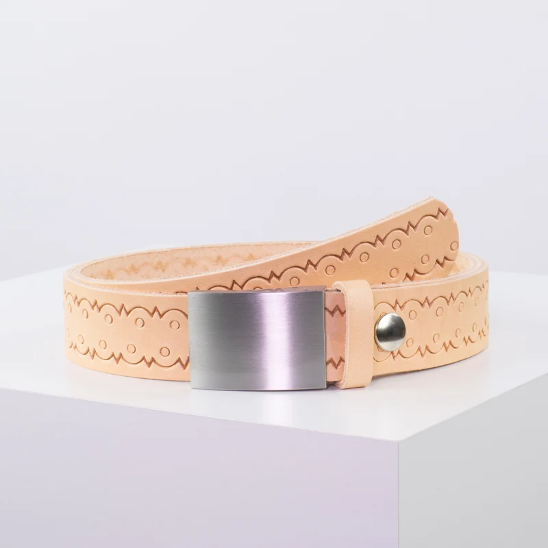Ledergürtel 3,5cm mit Schnalle London